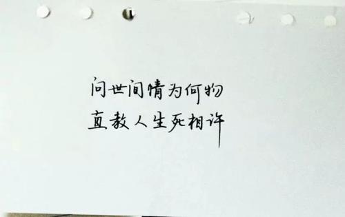 简短文艺的情话 文艺一点的情话