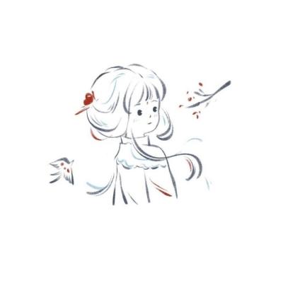 简单可爱女生头像简笔画图片高清简笔画可爱呆萌头像女生