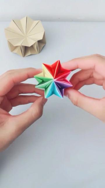 折纸教程 手工 折纸 炒鸡简单的无限翻 保证一学就