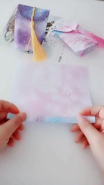 手工折纸盲袋猜猜我放了一个什么进去