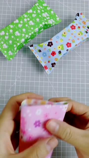 手工折纸教程带上家里的孩子们一起来折盲盒少玩手机总是对的