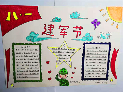 八一建军手抄报 八一建军手抄报