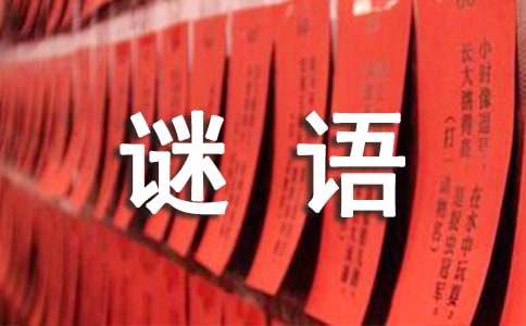 成语的谜语谜底