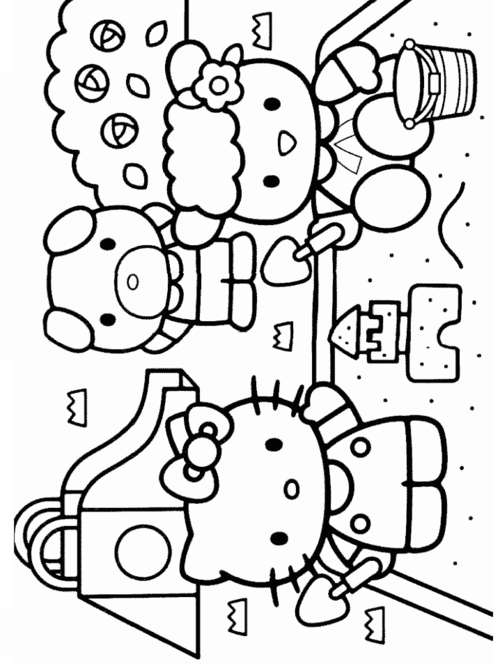 简笔画涂色a4