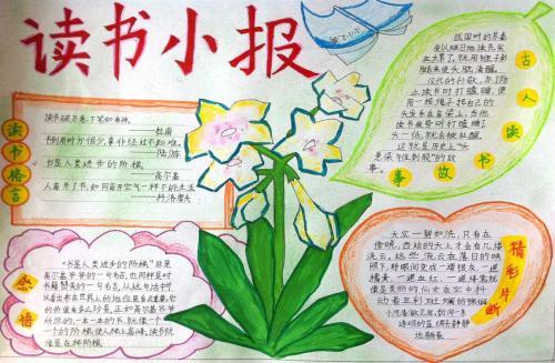 关于四年级上册的读书手抄报 四年级上册手抄报
