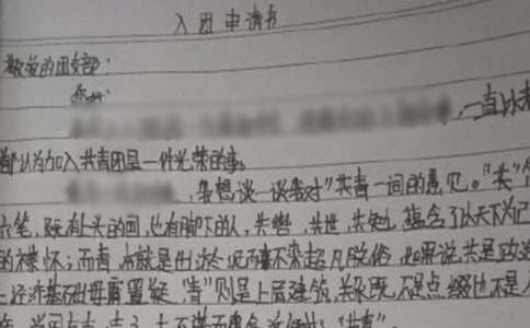 高中入团申请书800字（精选5篇）