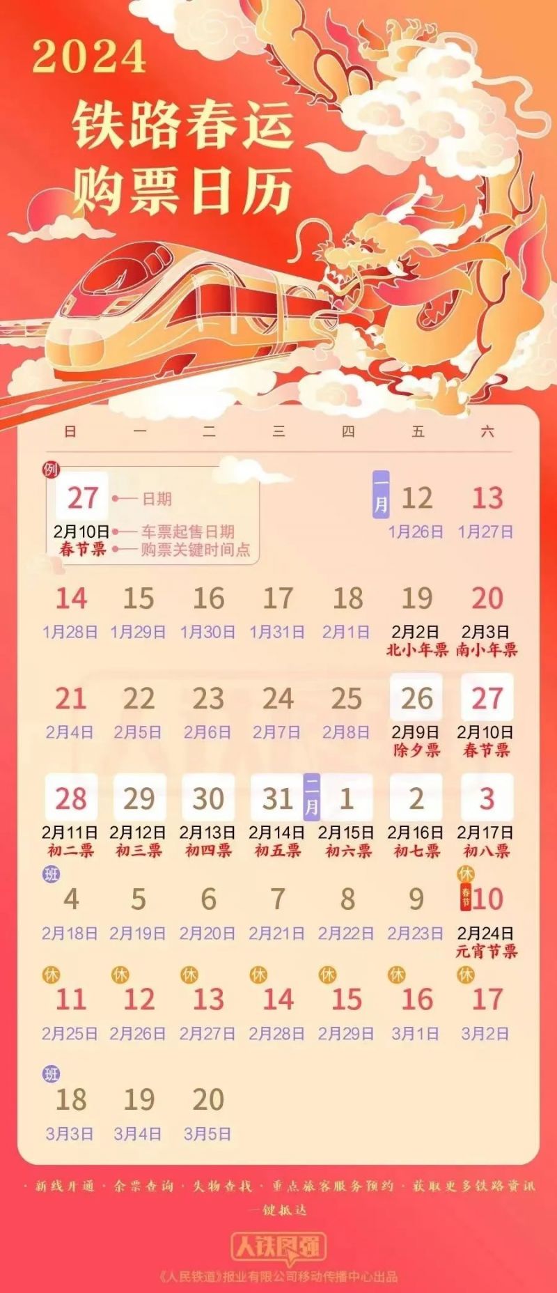 2024年春运于1月26日正式启动