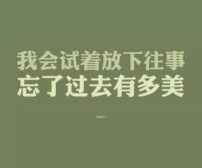 感人爱情语录放下过去 关于放下爱情为梦想努力奋斗的句子