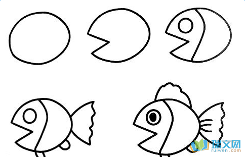 不同动物简笔画步骤图相关文章 1