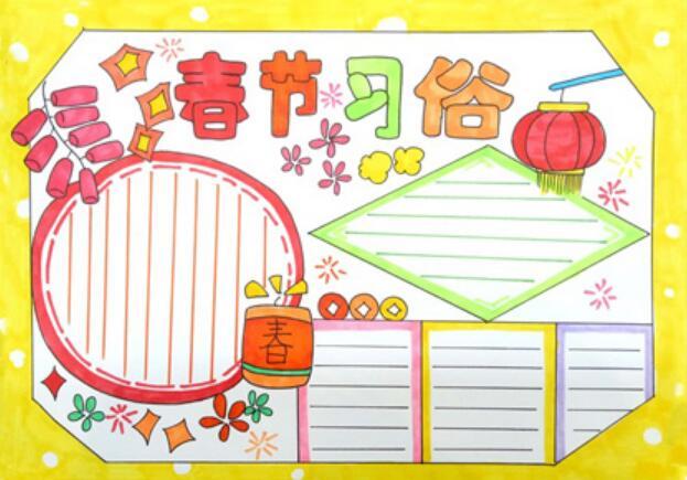 手抄报图片简单又漂亮如何画简单漂亮又实用的手抄报