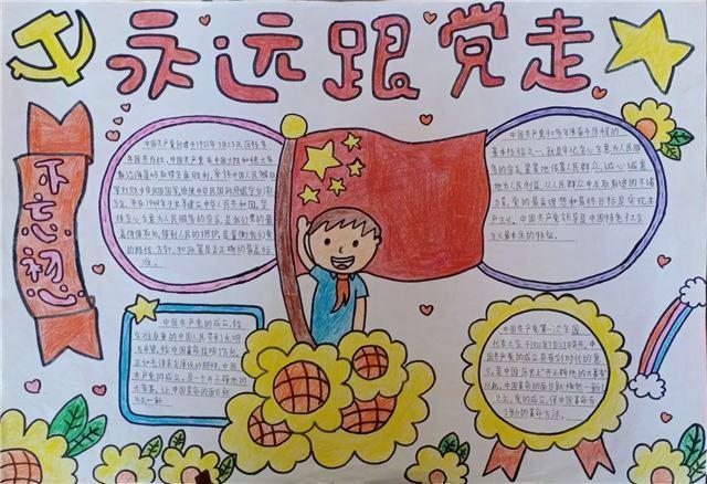 寻访红色足迹介绍革命根据地手抄报成长的足迹手抄报