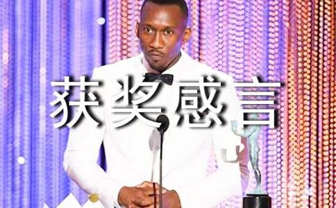 获奖感言简短（精选13篇）