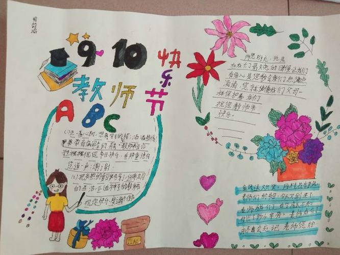 做简简单单教师节手抄报简单教师节手抄报