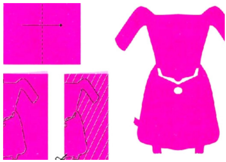 对折儿童剪纸图案