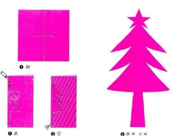 对折儿童剪纸图案