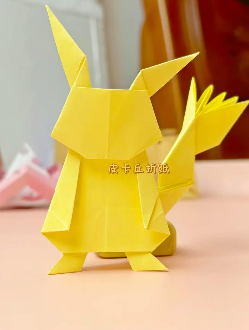 超可爱的折纸皮卡丘简单易学的皮卡丘赶快学来吧亲子手工 