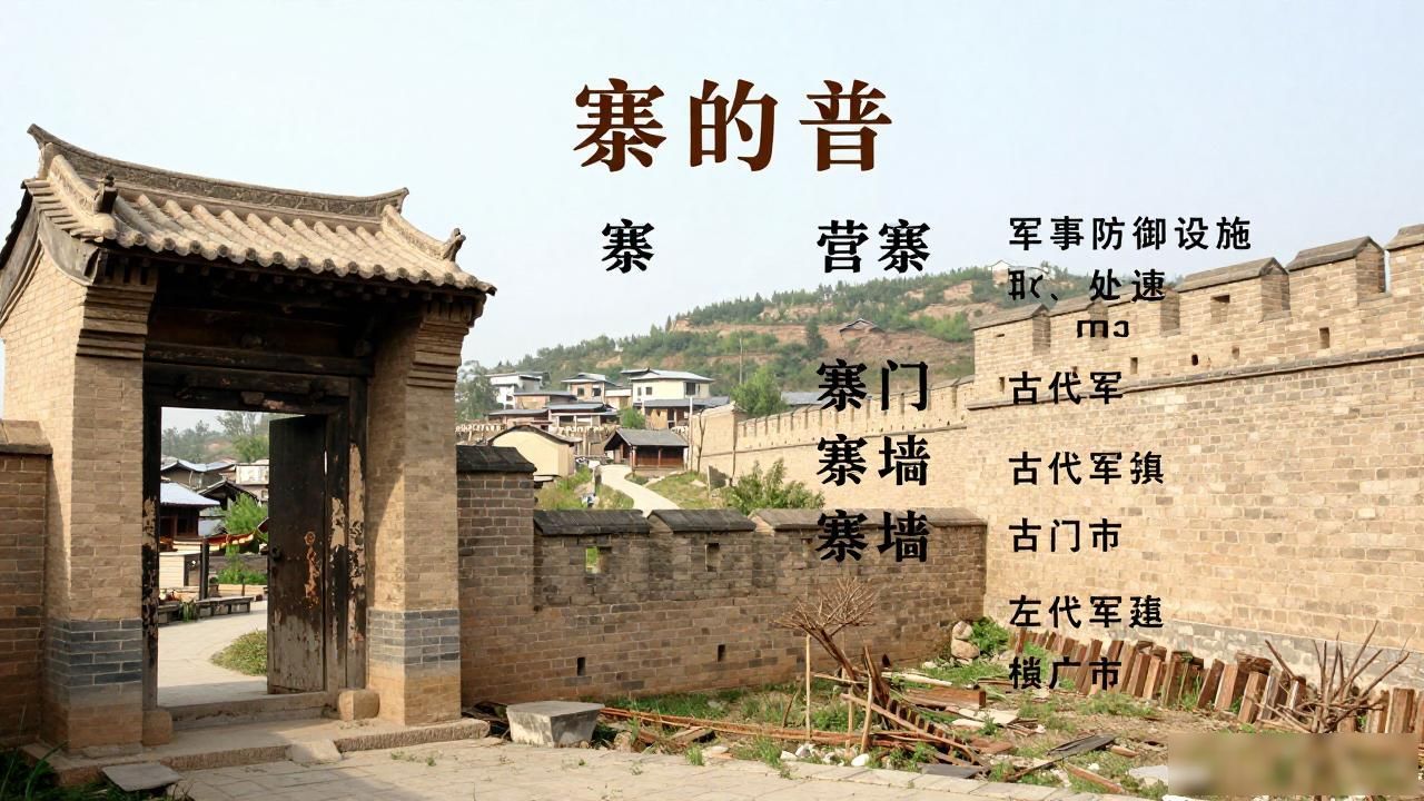 寨的拼音