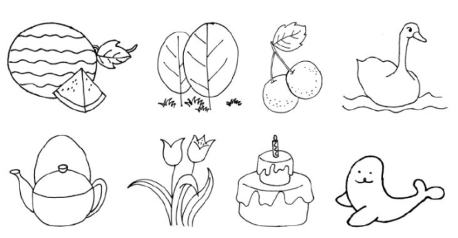 初学画画入门儿童简笔画