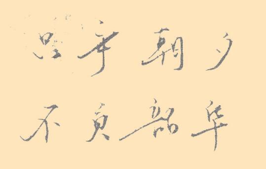 只争朝夕，不负韶华