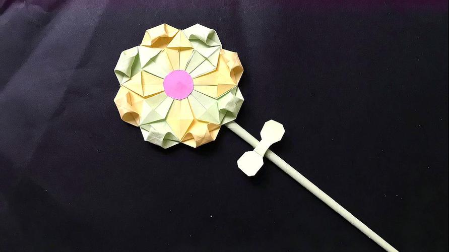 棒棒糖折纸六一儿童节礼物给小朋友折个棒棒糖奖励