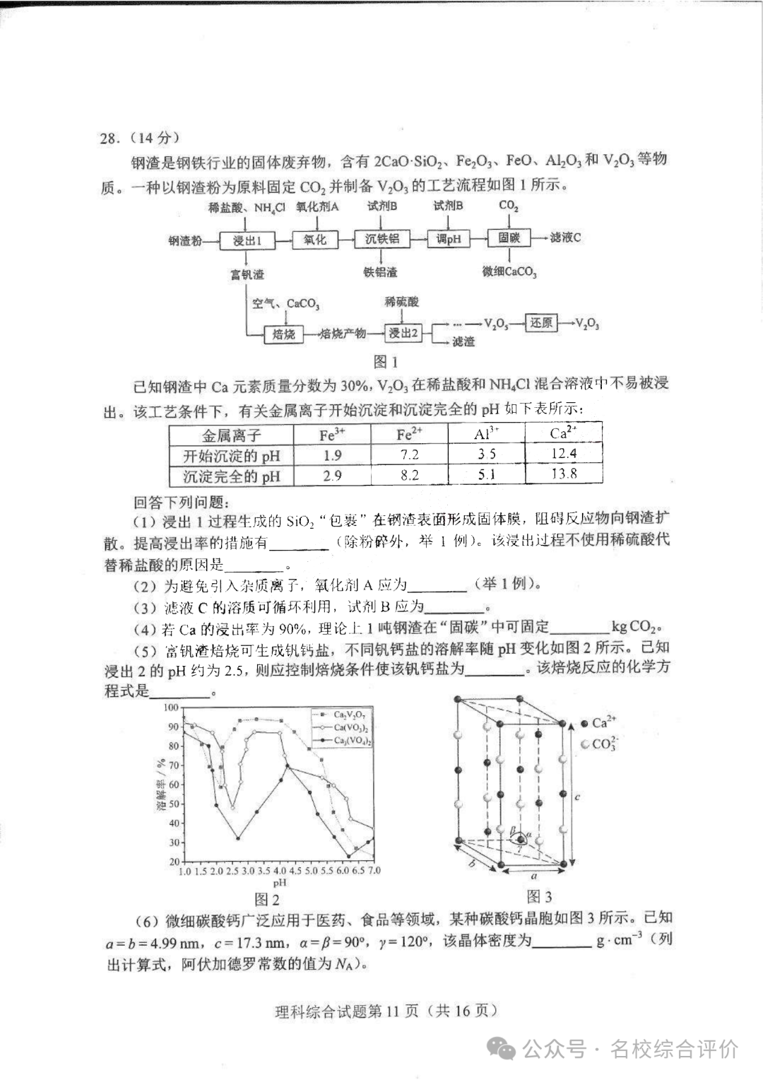 2024新高考适应性测试(九省联考)理综试题