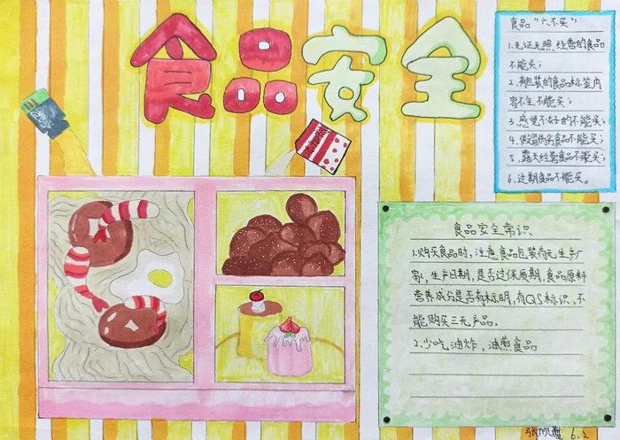 13年级食品安全手抄报