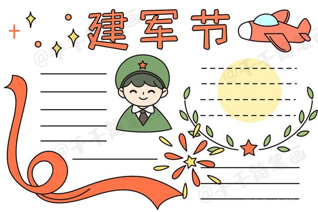 八一建军手抄报 八一建军手抄报