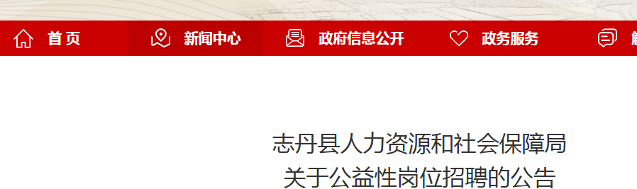 2026陕西延安市志丹县人力资源和社会保障局公益性岗位招聘25人公告