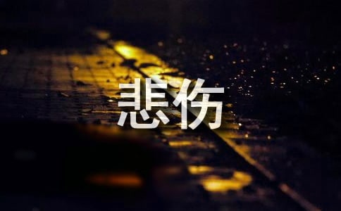 有关形容悲伤的句子合集65句