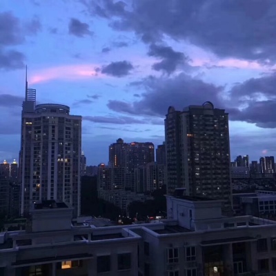 微信头像冷色调风景