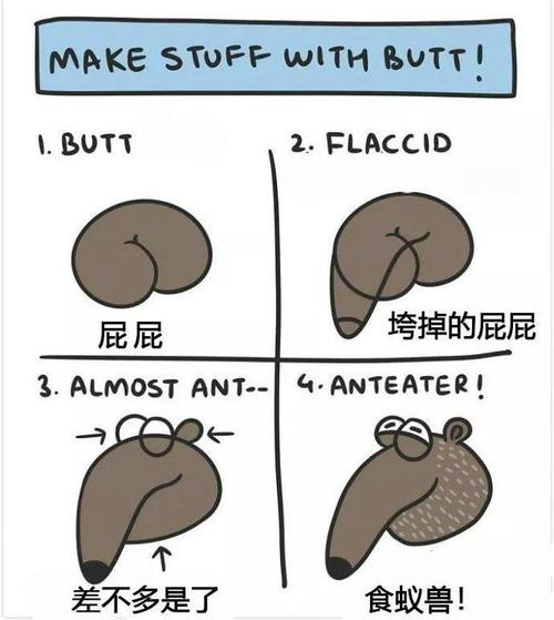 独家简笔画教程用屁屁画出来的可爱仿佛打开了新世界的大门