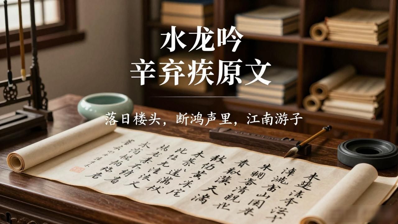水龙吟辛弃疾原文