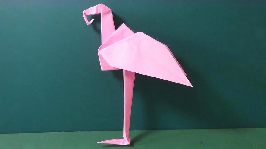 超酷的鸵鸟一下子就弄好了小家伙吵着要手工折纸