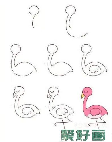 8款萌萌的小鸟简笔画步骤图解怎么画简笔画教程