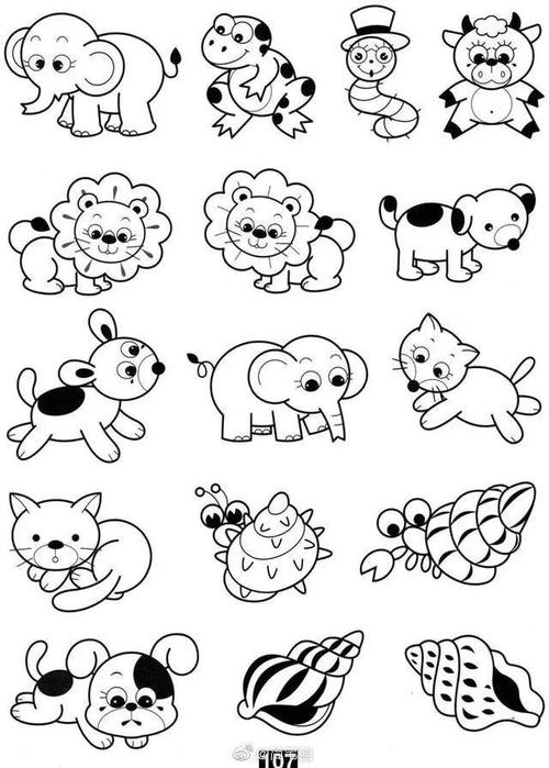 100张简笔画素材够你画半年了