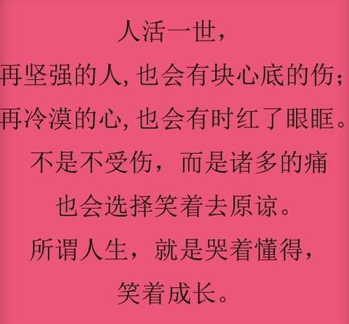 心伤坚强的语句