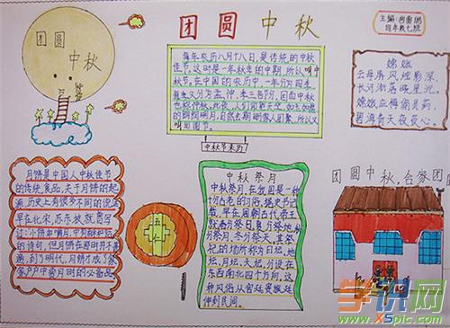 关于中秋节手抄报简单又漂亮2020