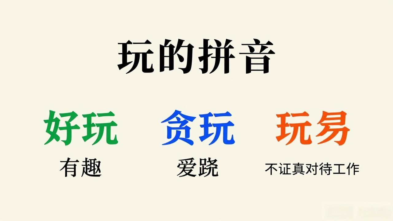玩的拼音