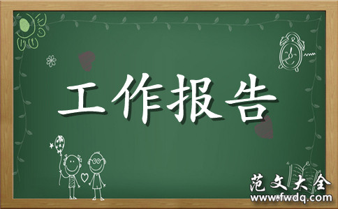 服装公司工作报告