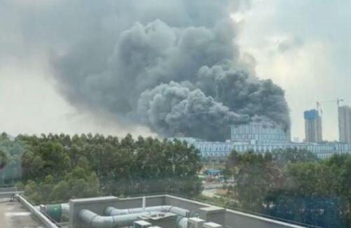 东莞华为研发实验室起火 华为称火势已得到控制