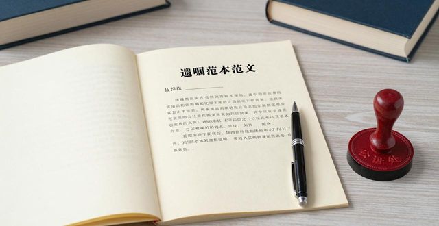 遗嘱范本范文