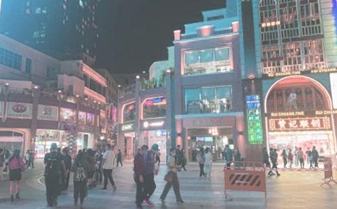 古彭广场的秋景初二作文550字