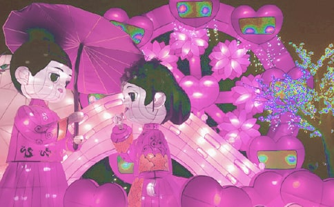 做花灯小学作文