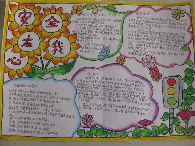 安全知识手抄报手抄报黑板报零二七艺考