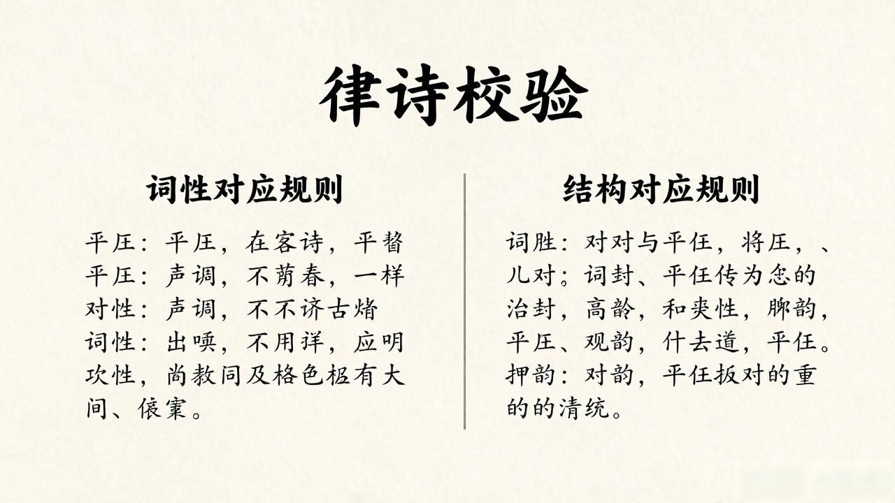 律诗校验
