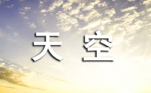 20岁的天空高三作文