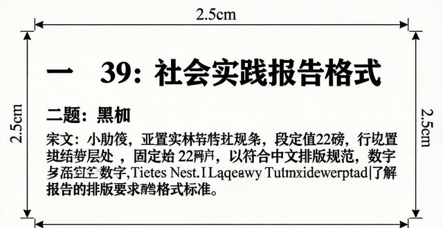 社会实践报告范文格式