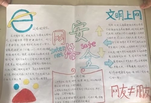 关于网络安全的手抄报图片大全-网络安全