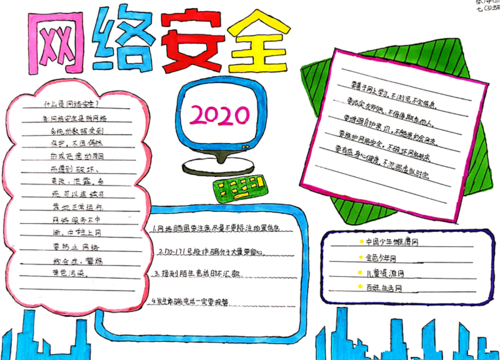 网络安全的手抄报图片简单又漂亮