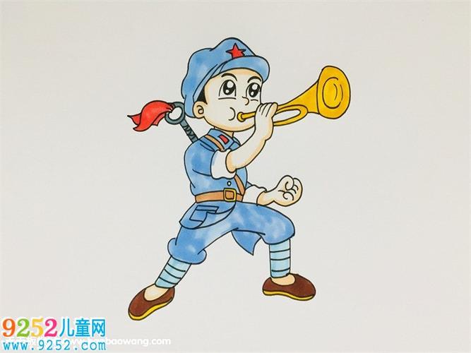 红色革命烈士简笔画 卡通简笔画